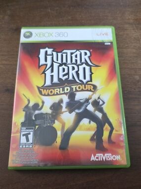 Xbox 360  Guitar Hero: World Tour Game Cib